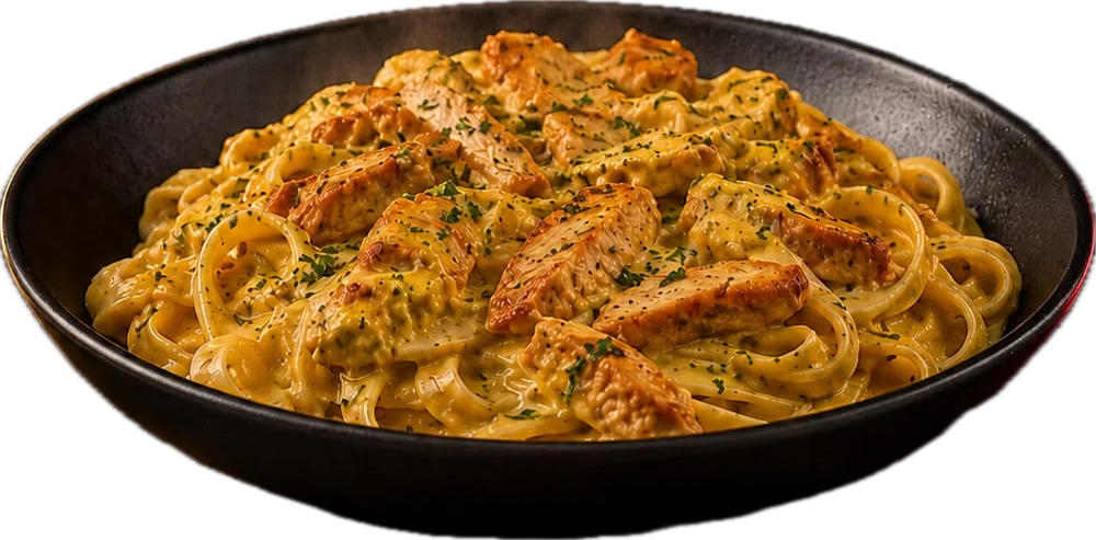 Pâtes poulet curry